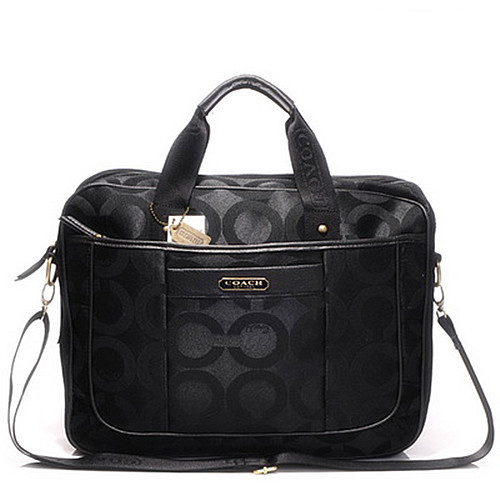 Coach In Monogram Large Black Business bags DHI | Coach Outlet Canada